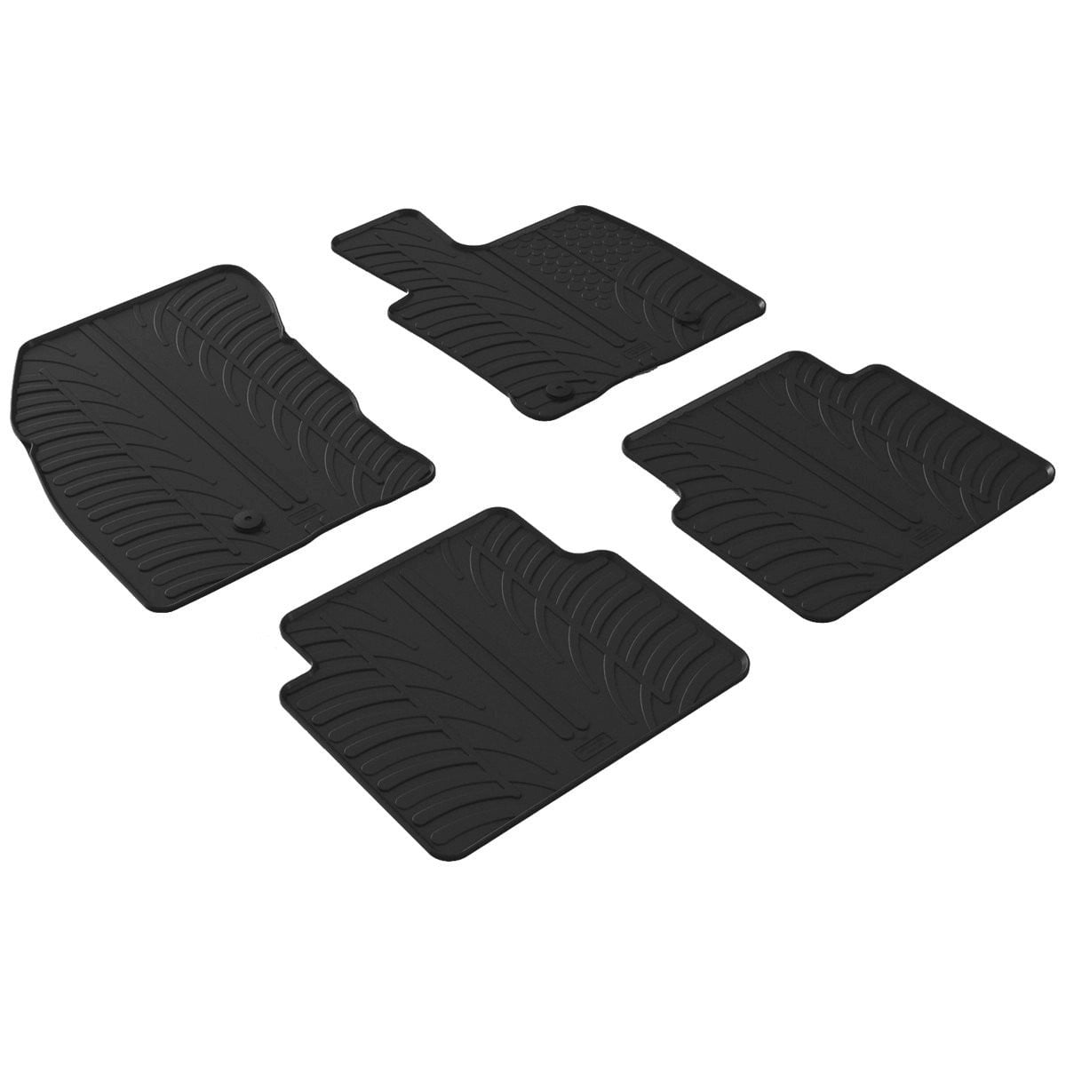 GledringTailoredBlackRubber4PieceFloorMatSettofitFordKugaMk.32020-2026