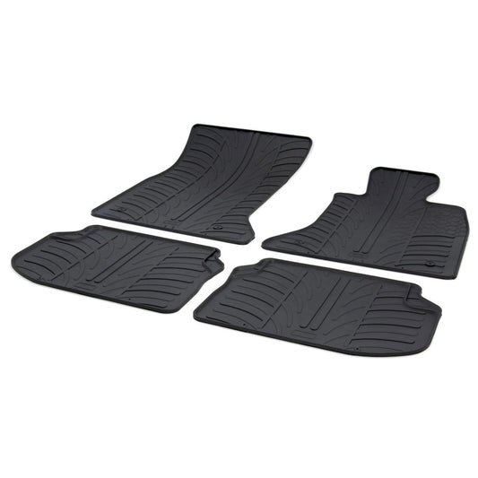 GledringTailoredBlackRubber4PieceFloorMatSettofitBMW5Series(F10/F11)2010-2016