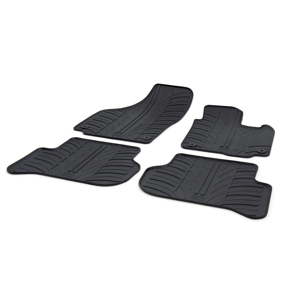 GledringTailoredBlackRubber4PieceFloorMatSettofitSkodaYeti(Facelift)2013-2017