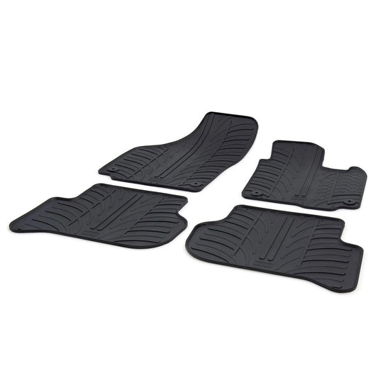 GledringTailoredBlackRubber4PieceFloorMatSettofitSkodaYeti(Facelift)2013-2017