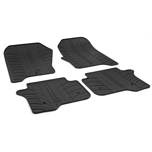 GledringTailoredBlackRubber4PieceFloorMatSettofitLandRoverDiscovery42009-2016