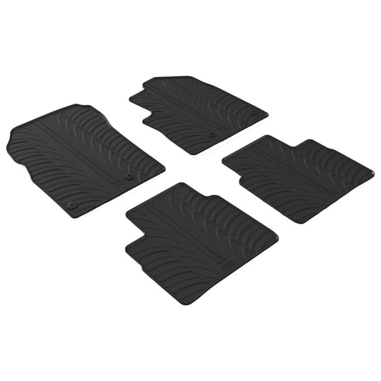 GledringTailoredBlackRubber4PieceFloorMatSettofitNissanX-TrailMk.42022-2026