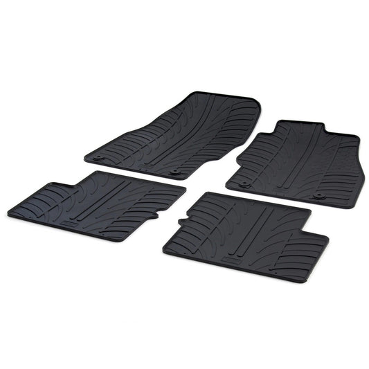 GledringTailoredBlackRubber4PieceFloorMatSettofitVauxhallCorsa(E)Mk.42015-2019