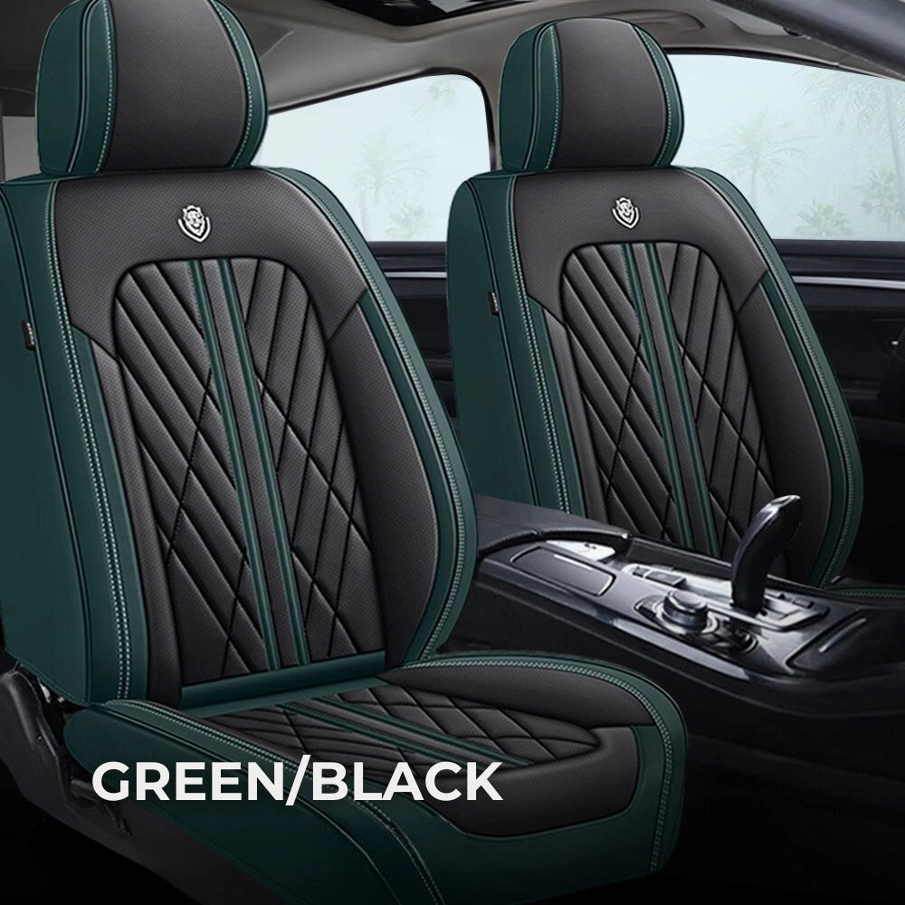 Green&BlackSeatCovers