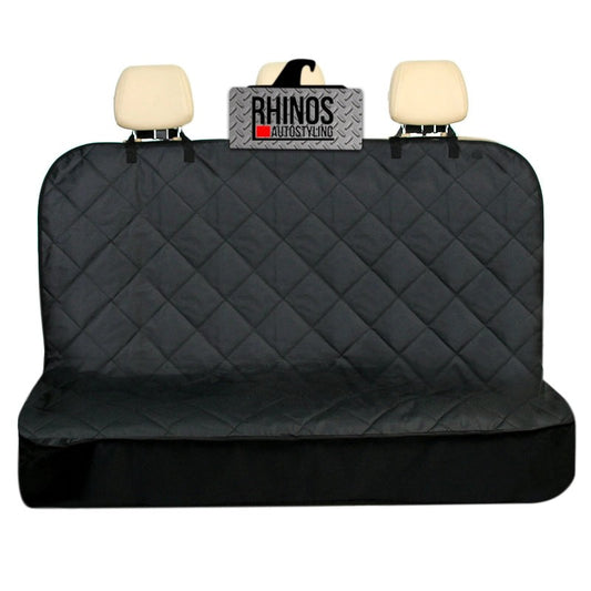 HeavyDutyBlackPremiumQuiltedDogCatPetHammockRearSeatCoverSale