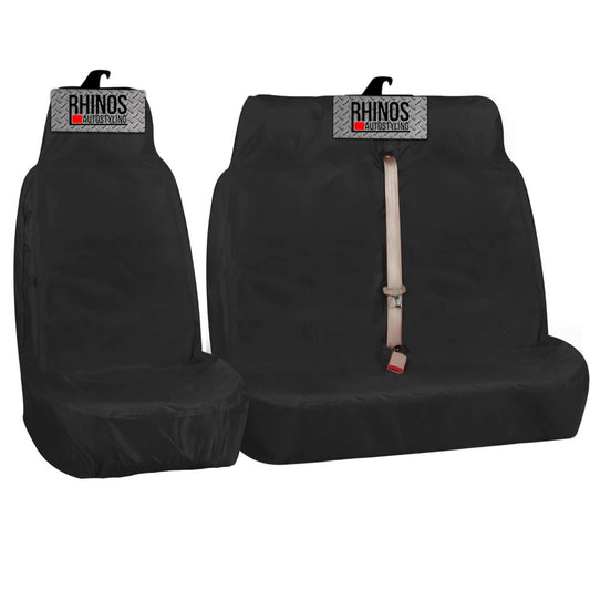 HeavyDutySingleandDoublePassengerVanSeatCovers-2+1-BlackSale