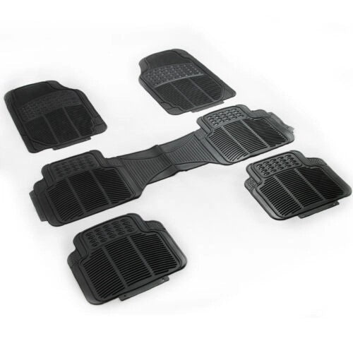 HEAVYDUTYUNIVERSALDURABLERUBBERCARFLOORMATS5PIECESale
