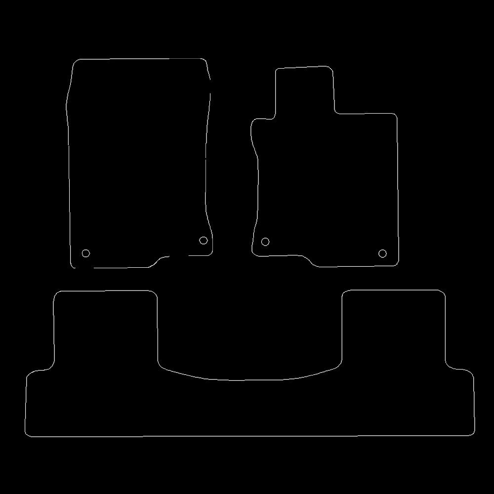 HondaAccord2008toCurrentTaxiVersionwith1piecerearFloorMats