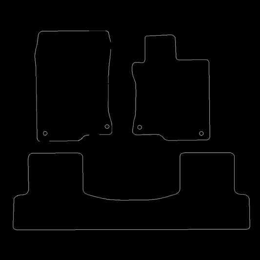 HondaAccord2008toCurrentTaxiVersionwith1piecerearFloorMats
