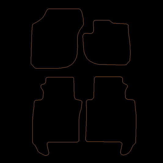 HondaHR-V2020toCurrentE:HEVnoclipversionFloorMats