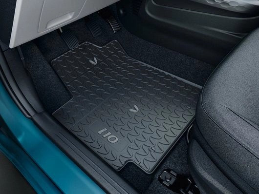 HyundaiRubberFloorMatsWithGreyAccent-i10Compact