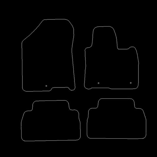 HyundaiSantaFe2018to2024Driverclipspacing31.5cmapartFloorMats
