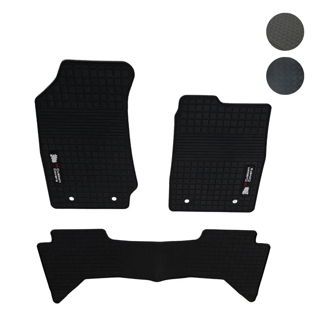 IsuzuDMaxRubberFloorMats(DoubleCab)(2012+)