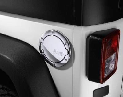 JeepWrangler(JK)FuelFillerDoor,Chrome2-DoorVersion