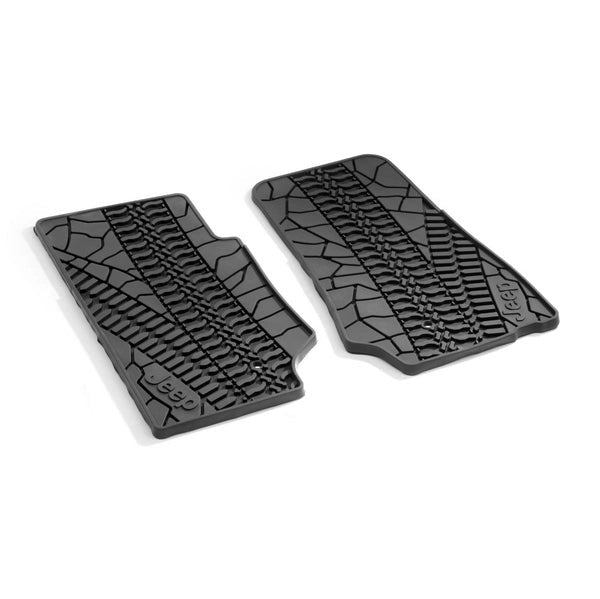 JeepWrangler(JK)RubberFloorMats,FrontSetRHD2-Door2014-2018