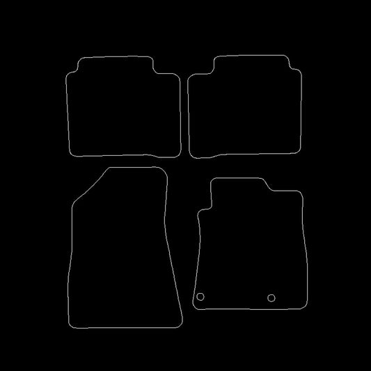 KiaNiro2022toCurrentHEVselfchargingHybridElectricVehicleFloorMats