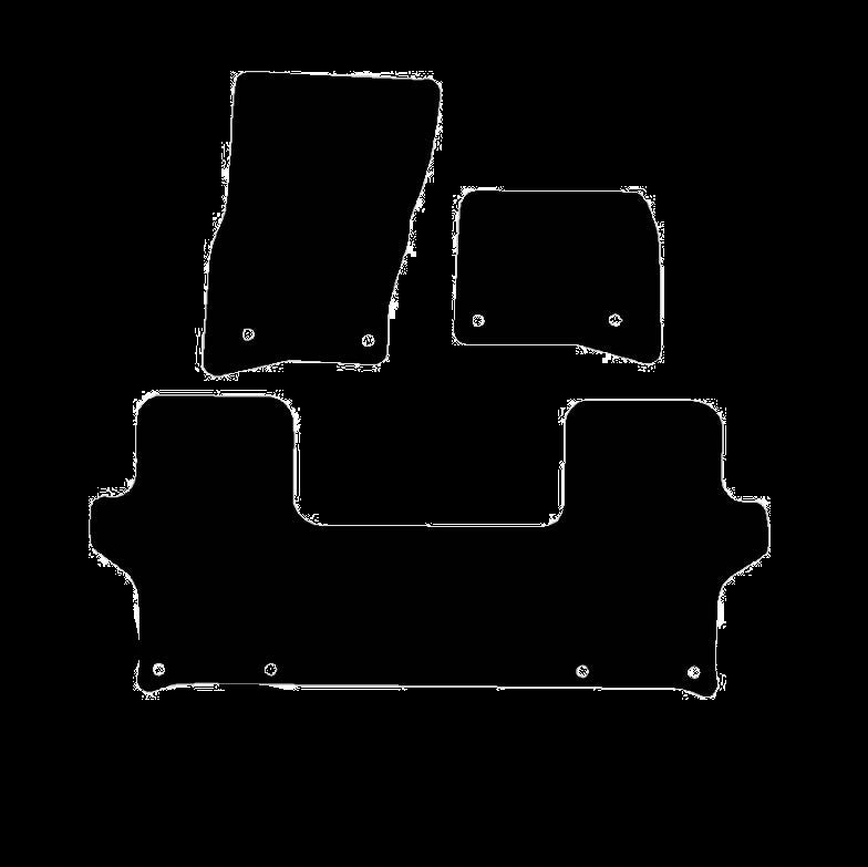 LandRoverDefender2020toCurrent90SWB3dronlyFloorMats