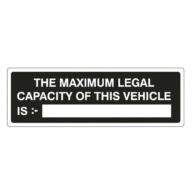 MaximumCapacitySign-300mmX100mm