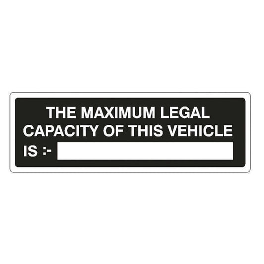 MaximumCapacitySign-300mmX100mm