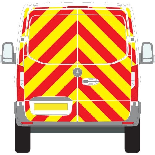MercedesBenzSprinterFrontWheelDriveLowRoofChevronKit(2018-Current)