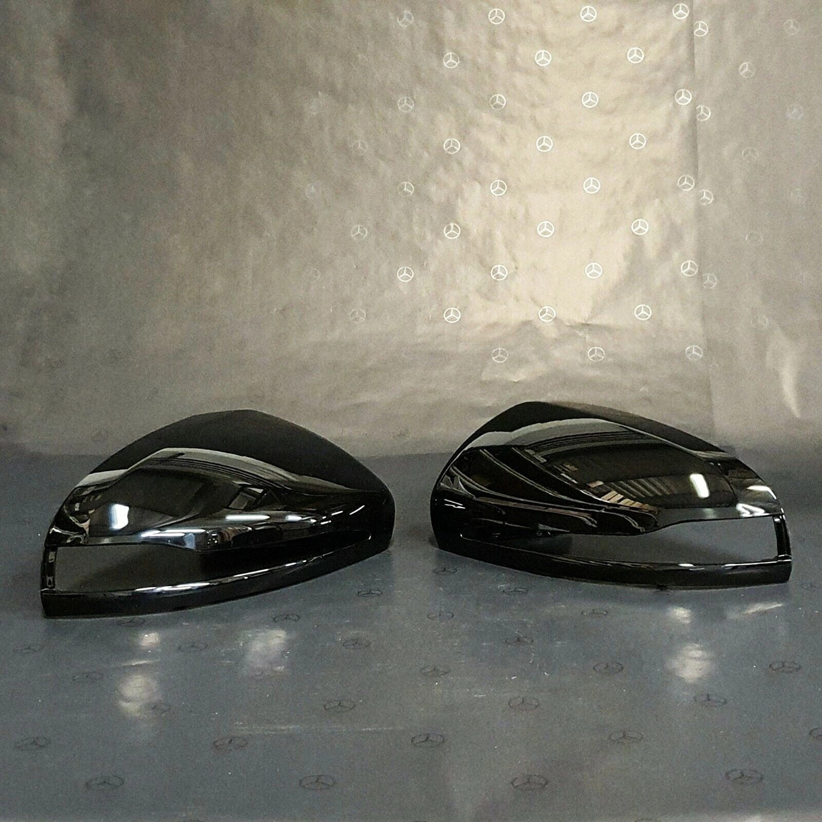 MirrorCoversforCClassw205-BlackHighGloss