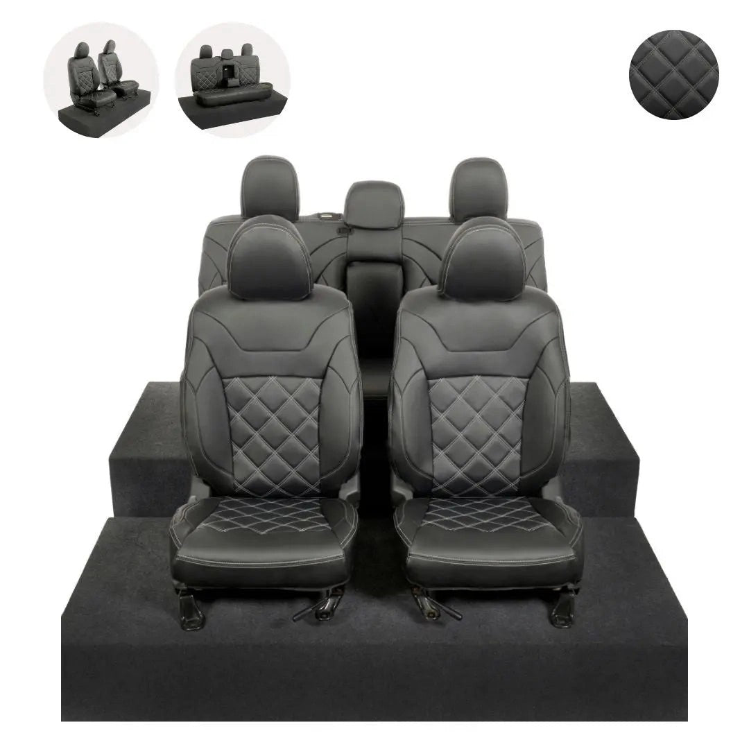 MitsubishiBarbarianSeatCoversTailoredLeatherette2016+