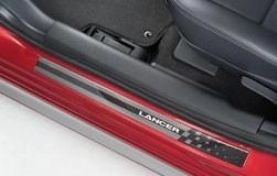MitsubishiLancerCarbon-LookDoorSillProtectors,Front