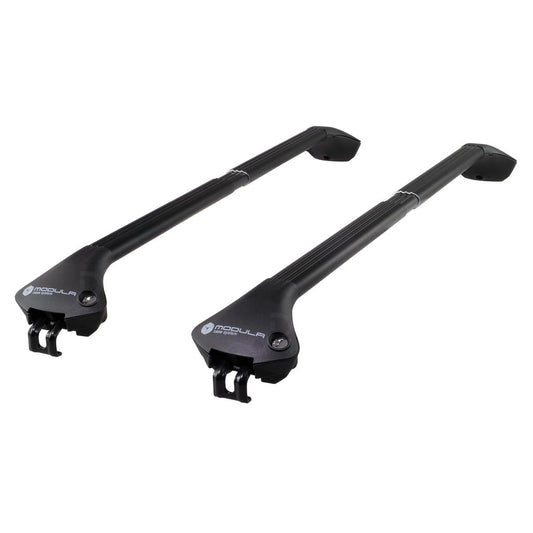 ModulaOvalAluminiumBlackRoofBarstofitFordEdge2016-2019(ClosedRoofRails)