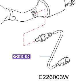 Nissan-HeatedOxygenSensor