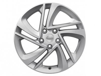 Nissan17"AlloyWheelSilver-SnowFlake-Qashqai"