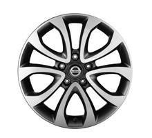 NissanJuke(F15E)MatteBlackAlloyWheel,DiamondCut17"inc.CentreCap"