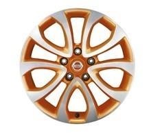 NissanJuke(F15E)OrangeAlloyWheel,Diamond-Cut17"inc.CentreCap"