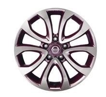 NissanJuke(F15E)PurpleAlloyWheel,DiamondCut17"inc.CentreCap"