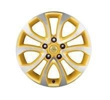 NissanJuke(F15E)YellowAlloyWheel,DiamondCut17"inc.CentreCap"