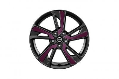 NissanJukePurpleLaminateAlloyWheelInsertsuptochassis#147869