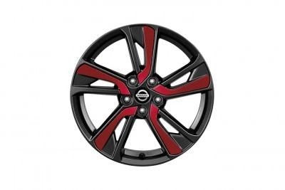 NissanJukeRed(NAH)LaminateAlloyWheelInsertsuptochassis#147869