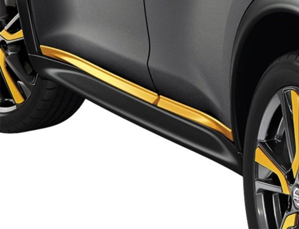 NissanJukeYellowSideDoorSillStrips