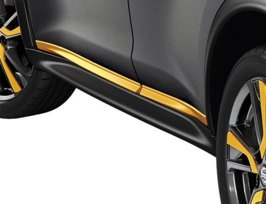 NissanJukeYellowSideDoorSillStrips