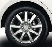 NissanMicra(K13K)AlloyWheel16"SilverincCentreCap2010-2016"