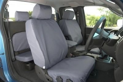 NissanNavara(D40M)WaterproofFrontSeatCovers,ClothDC2008-2015
