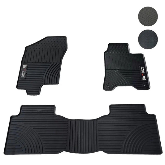 NissanNavaraRubberFloorMats(DoubleCab)(2015-2018)