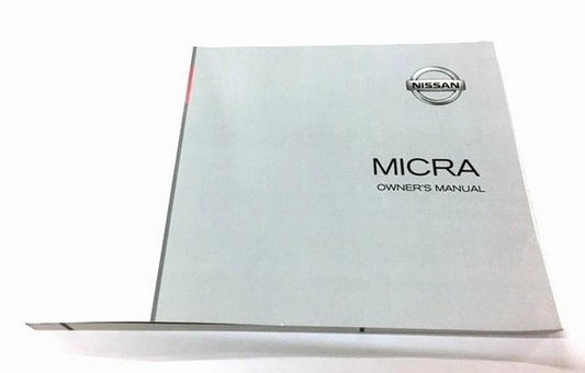 NissanOwnersManualEnglish-Micra