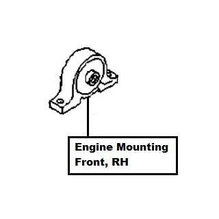 NissanPrimera(P11E)EngineMountingFront,RH