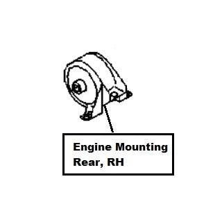 NissanPrimera(P11E)EngineMountingRear,RH