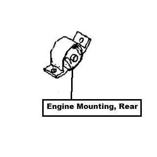 NissanPrimera(P11E)EngineMounting,Rear