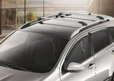 NissanQashqai+2(JJ10E)CrossBarsforRoofRailing,Aluminium2008-2013