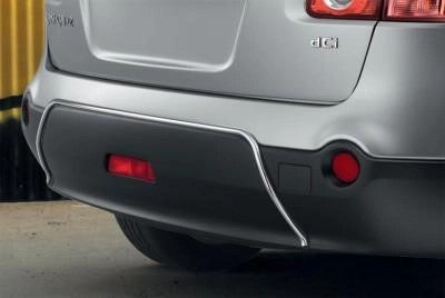 NissanQashqai(J10E)RearBumperFinisher,Chromed2006-2013
