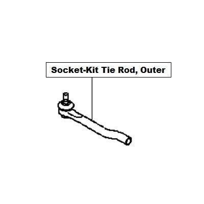 NissanQashqai(J11E)SocketKit-TieRod,Outer