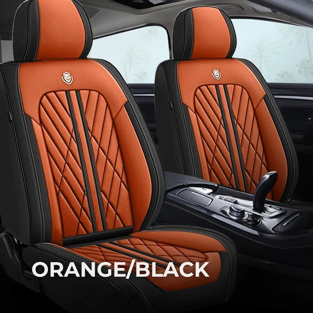 Orange&BlackSeatCovers