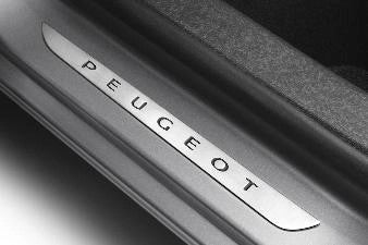 Peugeot2008SetOf2FrontDoorSillTrimsBrushedStainlessSteel